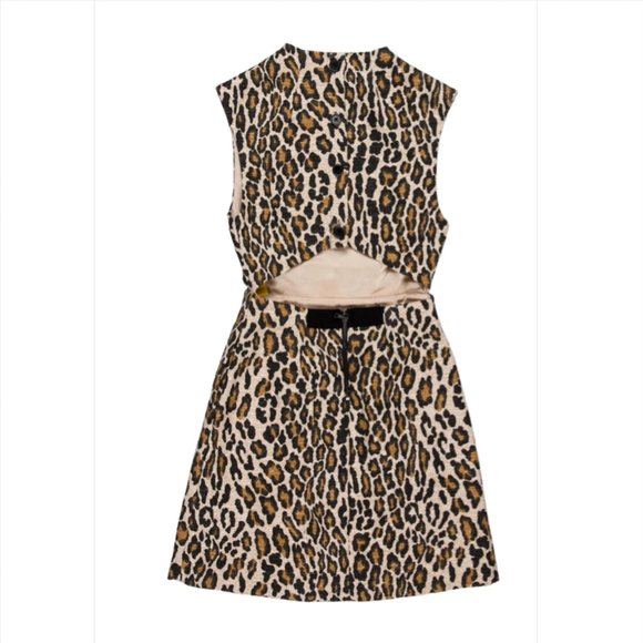 ALICE + OLIVIA Animal Print Mini Dress - Picture 3 of 16